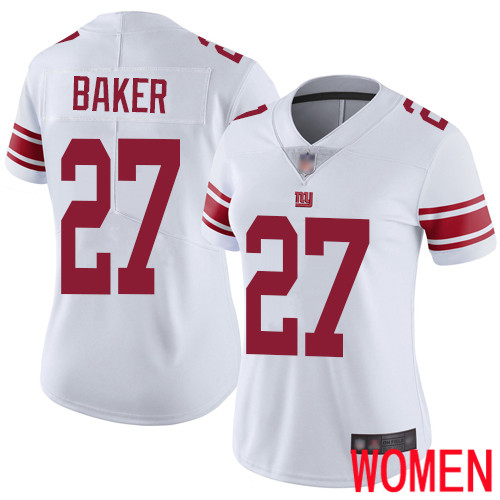 Women New York Giants 27 Deandre Baker White Vapor Untouchable Limited Player Football NFL Jersey
